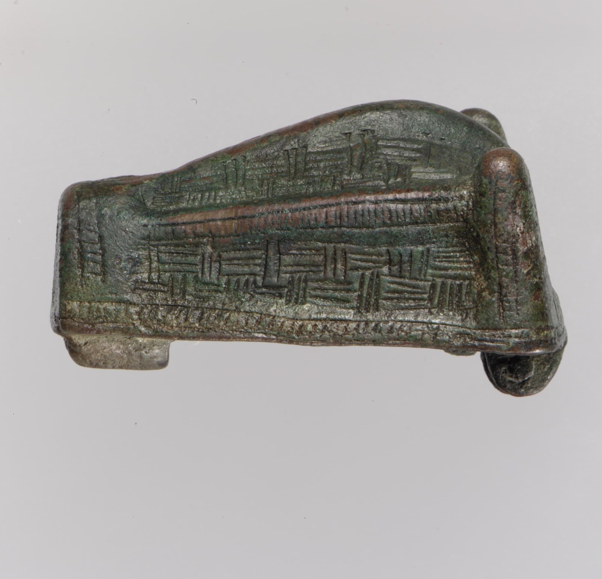 Viking animal-head brooch